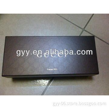 High heel shoes packaging luxury box with special embossed GYY